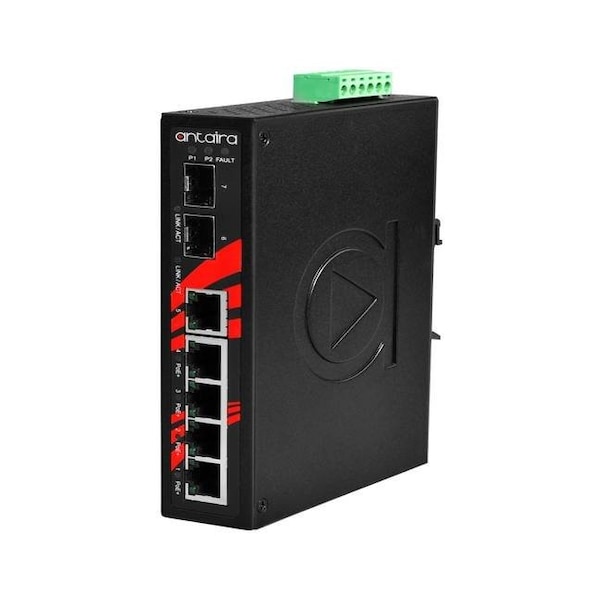 7-Port Industrial Gigabit PoE+ Unmanaged Ethernet Switch